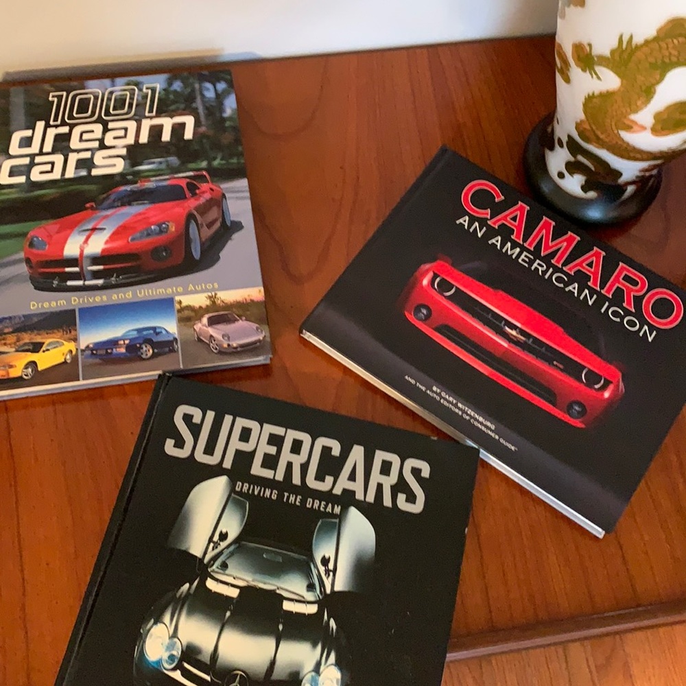 ENC hard cover car books